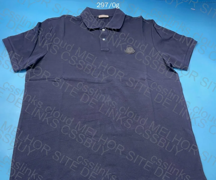 Moncler Leather Badge Polo T-Shirt (YRX "VIP) - Royal X 2