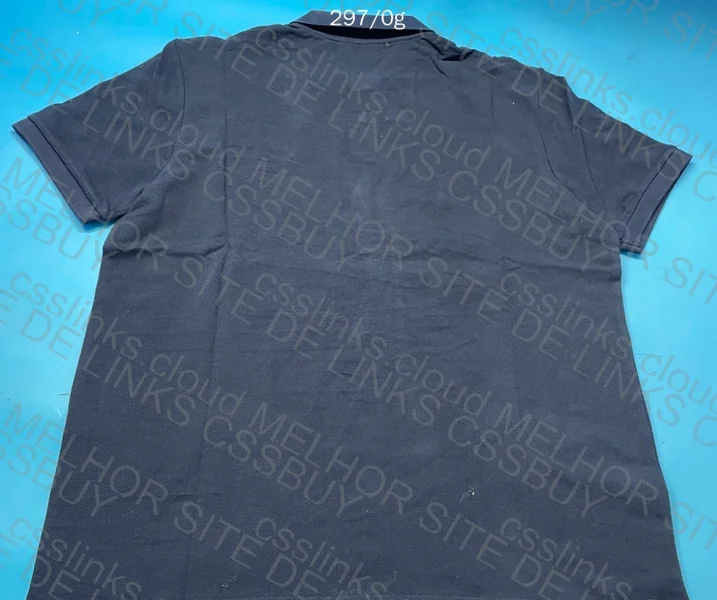 Moncler Leather Badge Polo T-Shirt (YRX "VIP) - Royal X 3