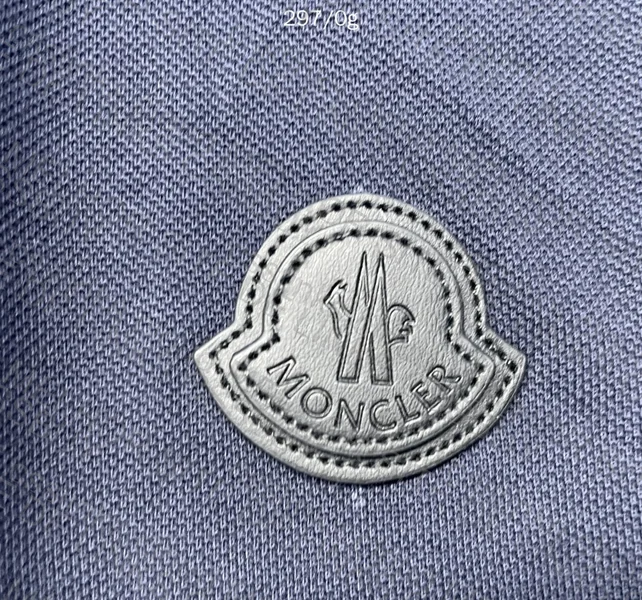Moncler Leather Badge Polo T-Shirt (YRX "VIP) - Royal X 5