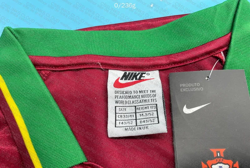 Portugal Retro 1998 T-Shirt 3