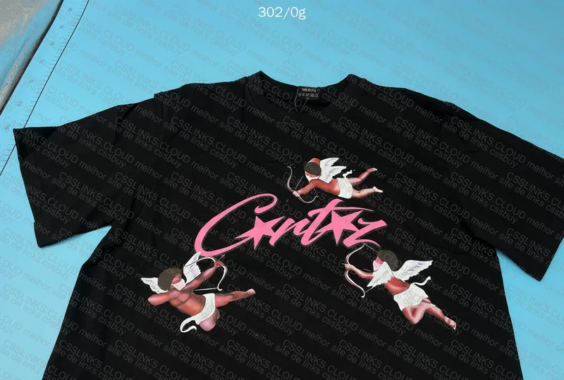 Black Corteiz T-Shirt (with Measurements)