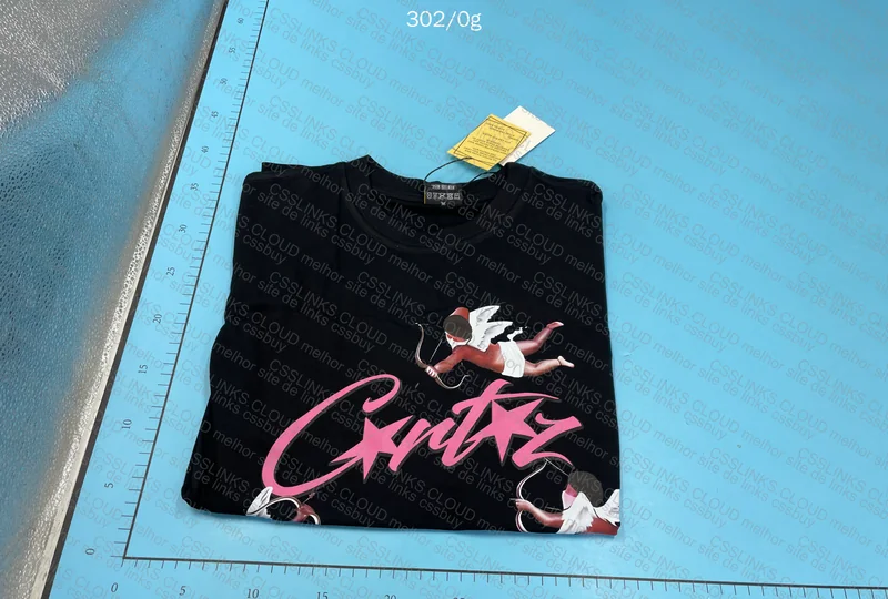 Black Corteiz T-Shirt (with Measurements) 2