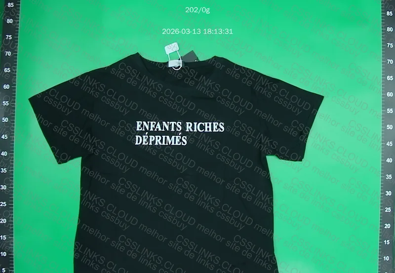 Camiseta preta enfants riches deprimes 3