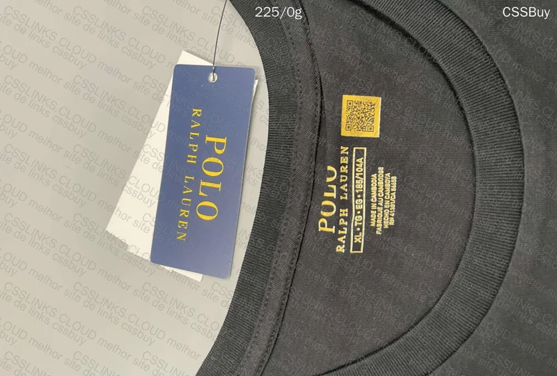 Ralph Lauren Black T-shirt 1:1 5
