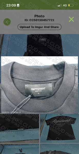 Black Represent T-shirt - Check it Out 2