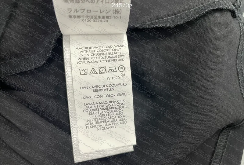 Ralph Lauren T-Shirt with Measurements 5