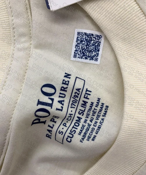 camiseta ralph lauren cream white 3