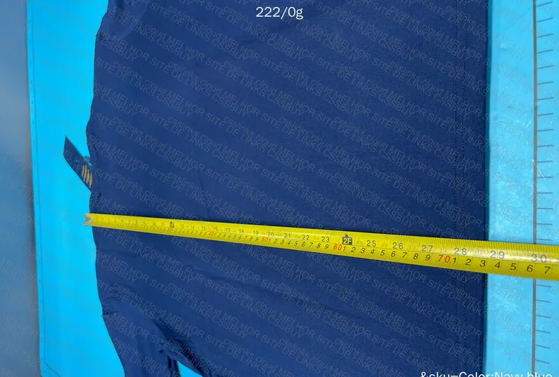Ralph Lauren Navy, Black and White T-Shirt (with Measurements) 8