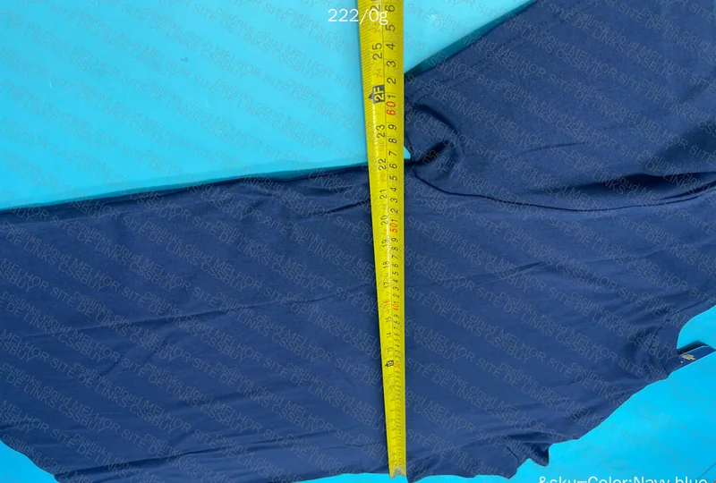 Ralph Lauren Navy, Black and White T-Shirt (with Measurements) 9