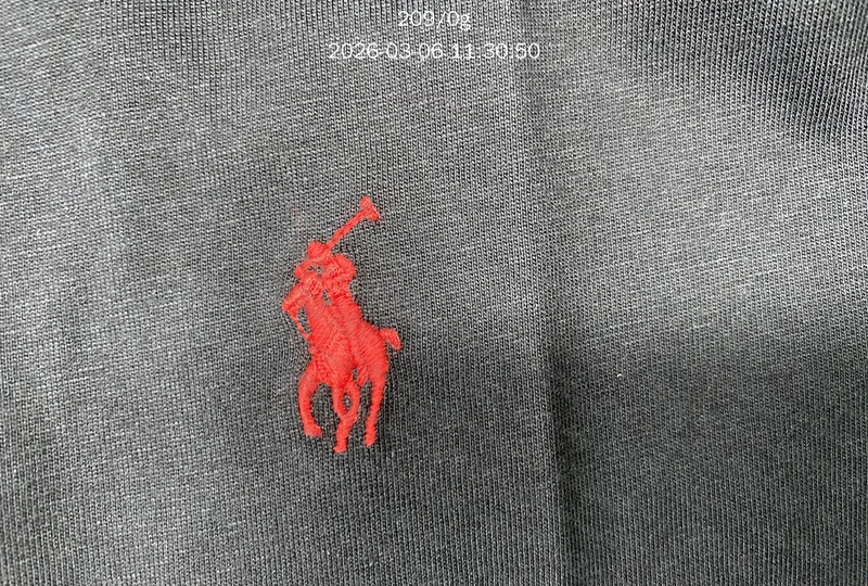 Camiseta Ralph Lauren preta e azul 2
