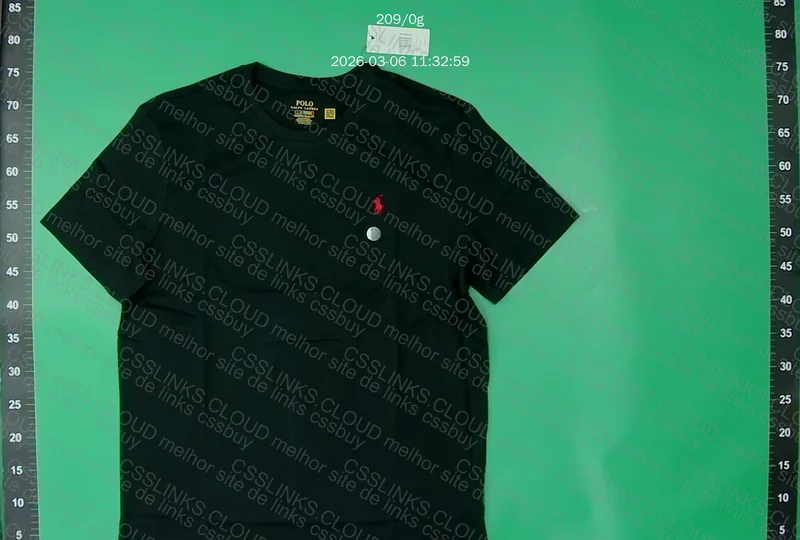 Camiseta Ralph Lauren preta e azul 3