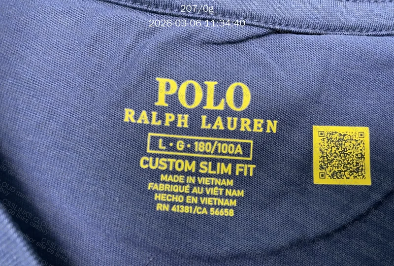 Camiseta Ralph Lauren preta e azul 4