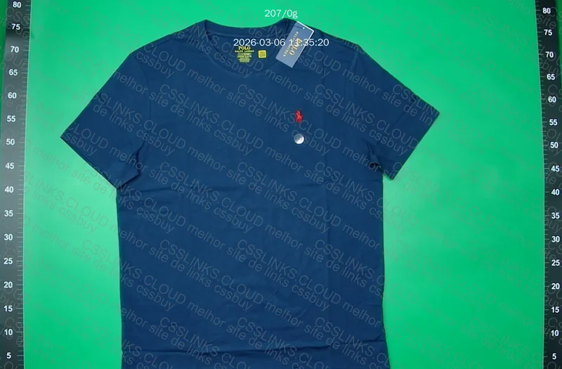 Camiseta Ralph Lauren preta e azul 5