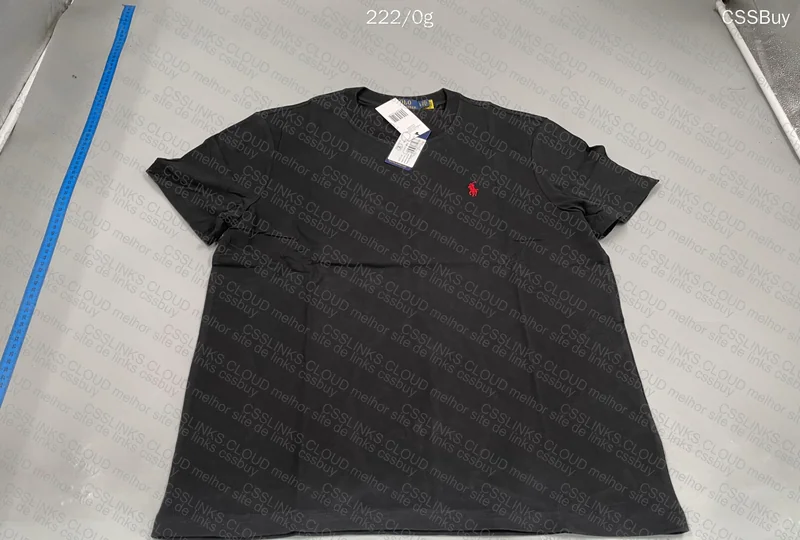 Ralph Lauren Black and Red T-Shirt