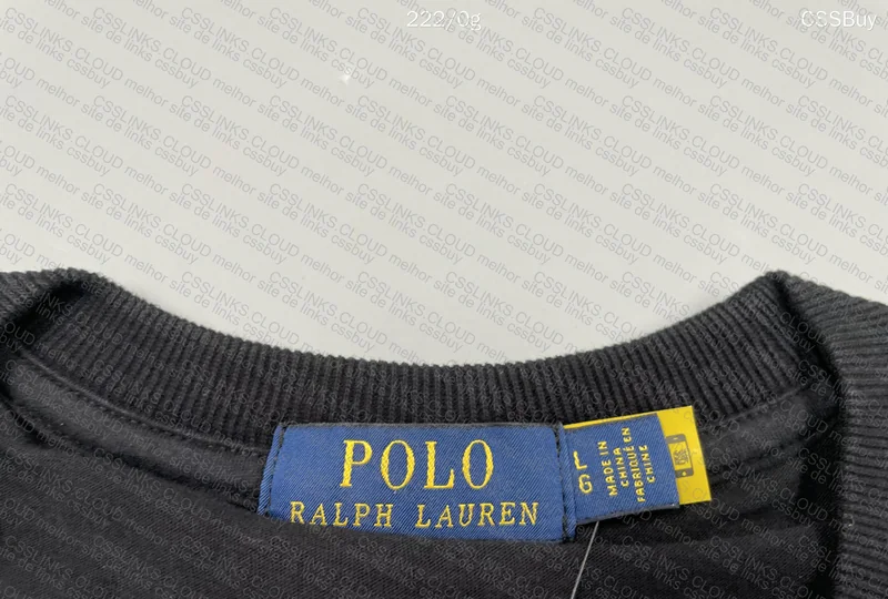 Ralph Lauren Black and Red T-Shirt 3