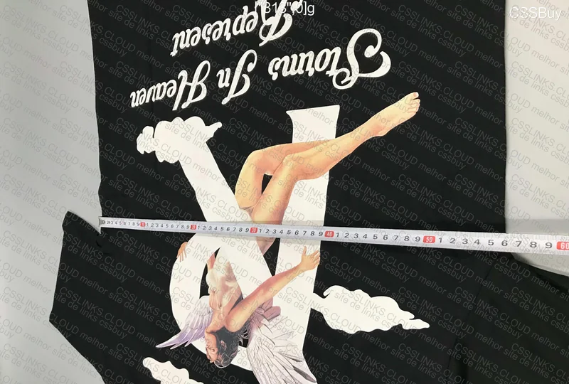 Represent Angels T-Shirt - With Measurements 6