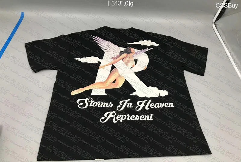 Represent Angels T-Shirt - With Measurements 7