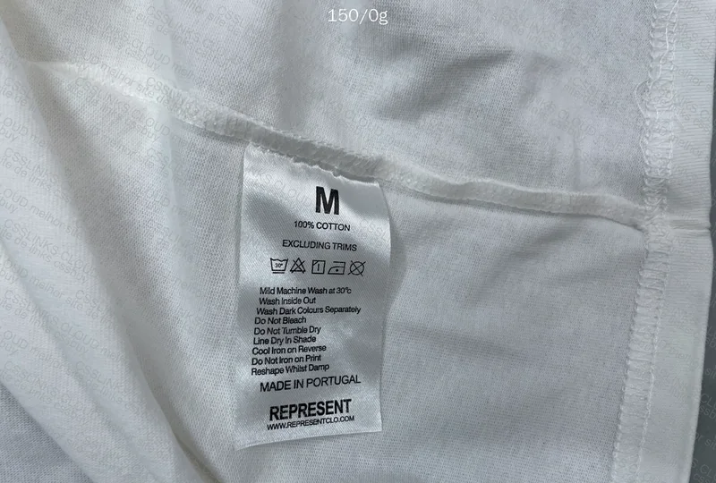 Represent White T-Shirt