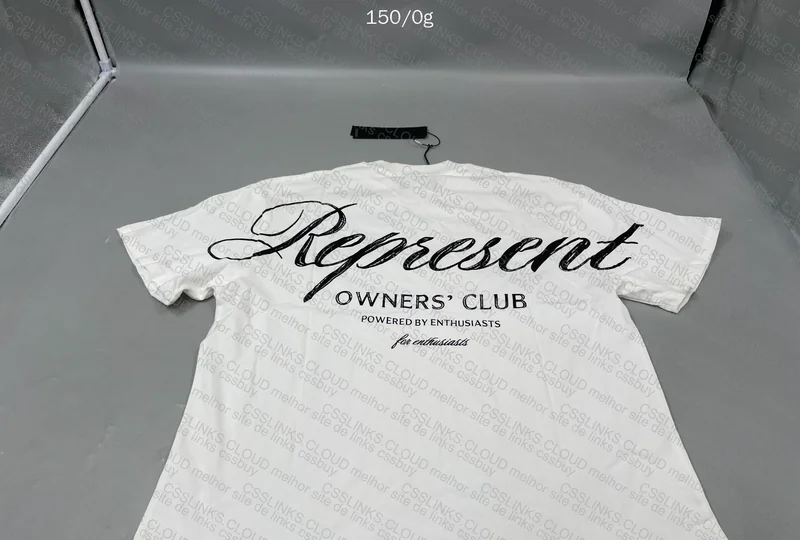 Represent White T-Shirt 4