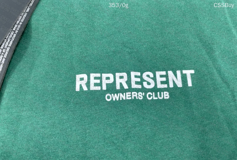 Represent Classic Green T-Shirt (GL?) 5