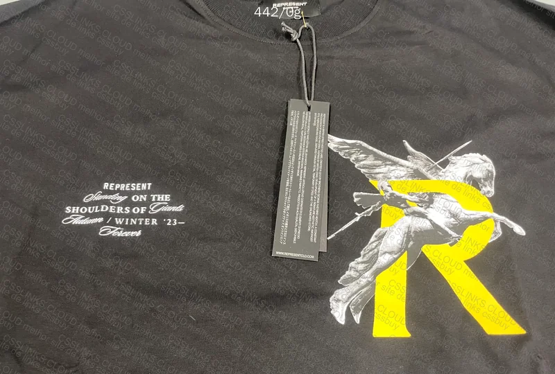 Represent T-Shirt with Measurements 2