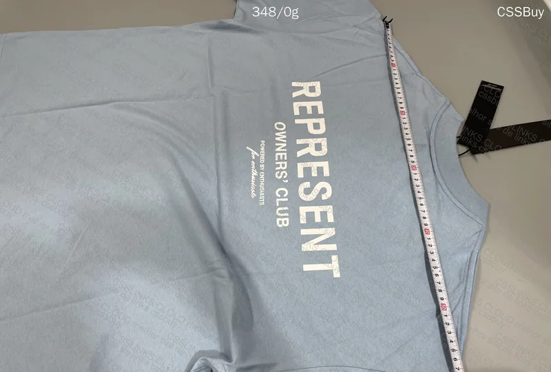 Represent T-Shirt (with Measurements) 10