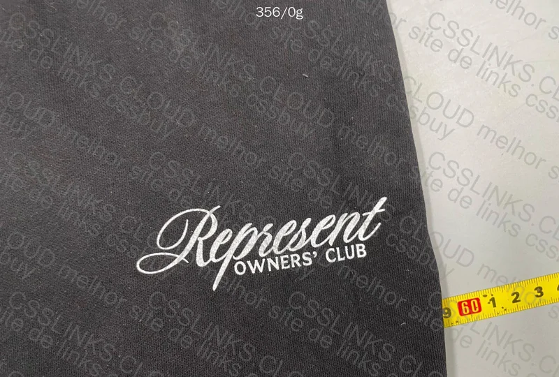 Represent T-Shirt with Measurements 3
