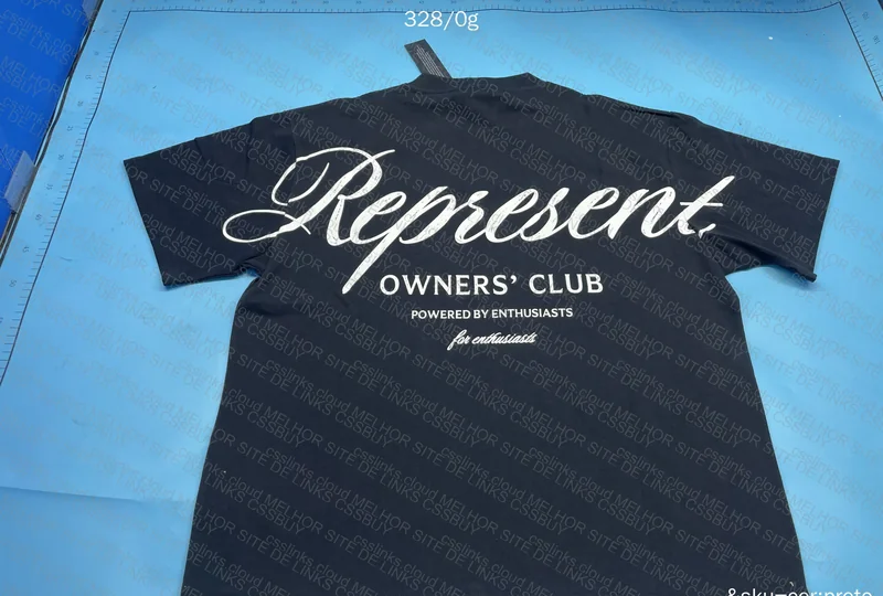Represent T-Shirt with Measurements 2