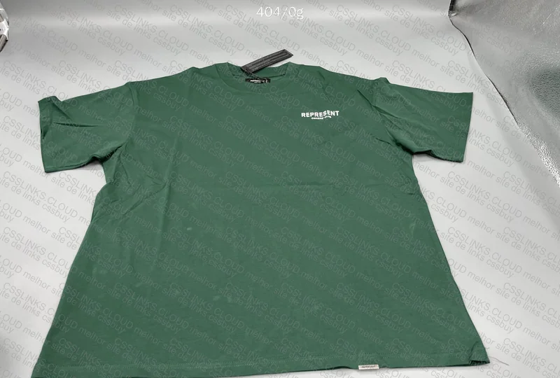 Represent T-Shirt with Measurements (Stain?)