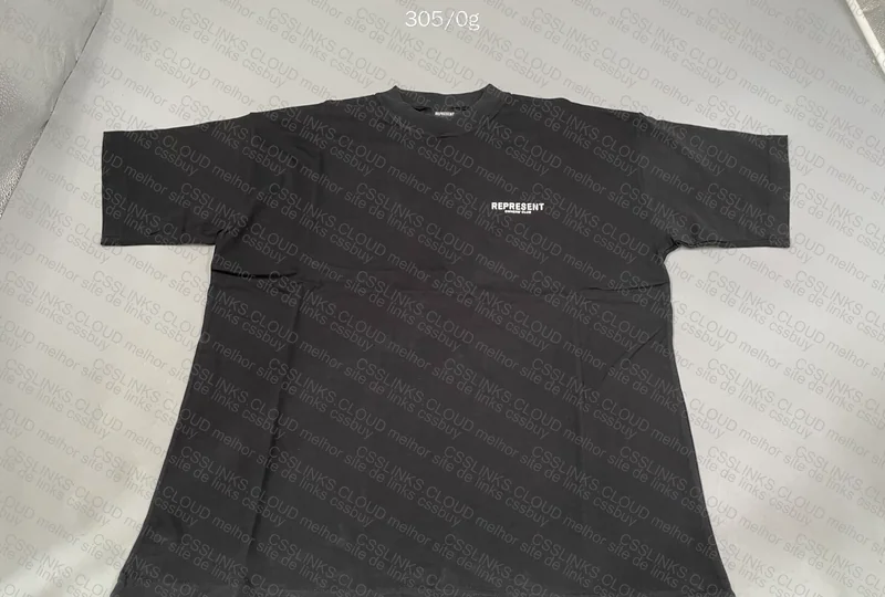 Represent Black T-Shirt 4