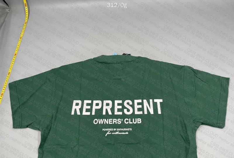 Represent Classic Green T-Shirt 3