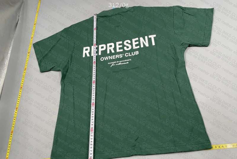 Represent Classic Green T-Shirt 5