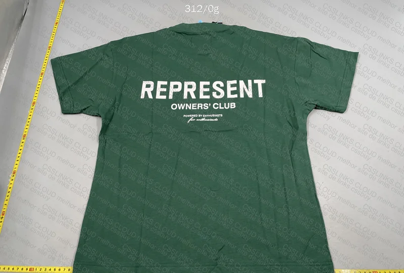 Represent Classic Green T-Shirt 6