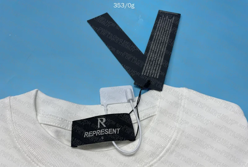 Represent x Oasis White T-Shirt 2