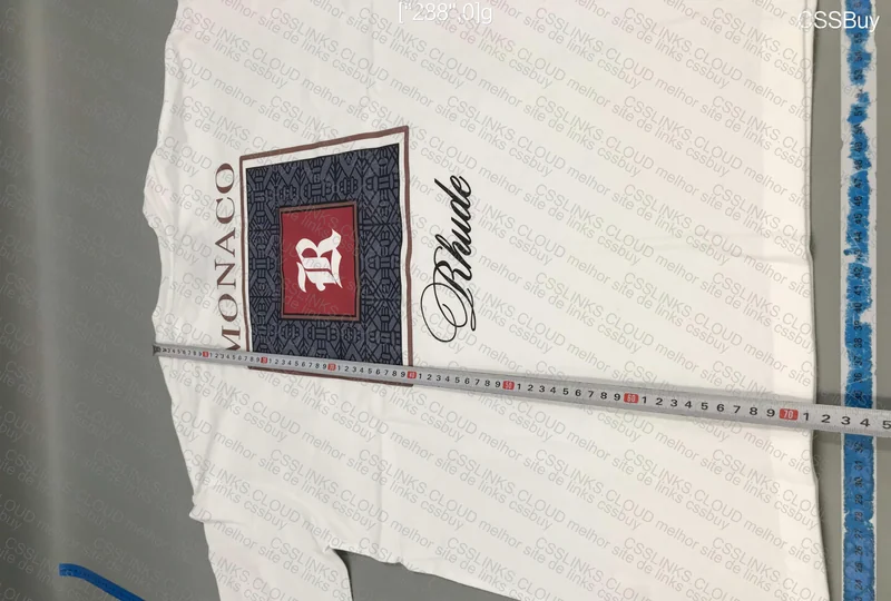 Rhude Monaco T-Shirt - Measurements