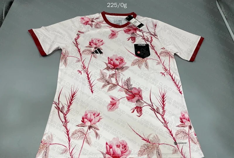 Japan National Team 24/25 T-Shirt - Pink Flowers