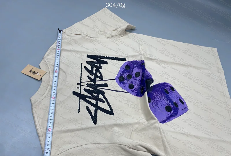 Stussy Beige and Purple T-Shirt 4