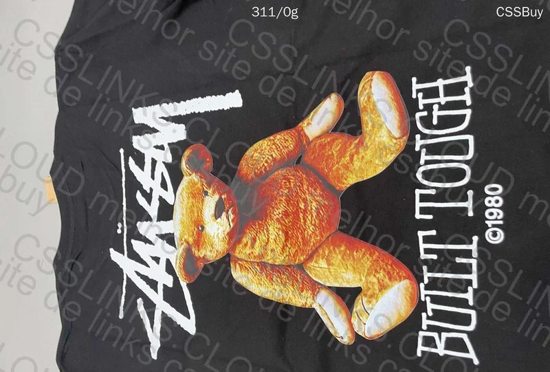 Stussy - Black Bear T-Shirt 3