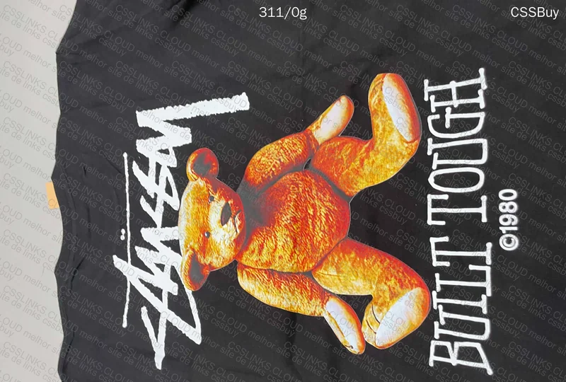 Stussy - Black Bear T-Shirt 5