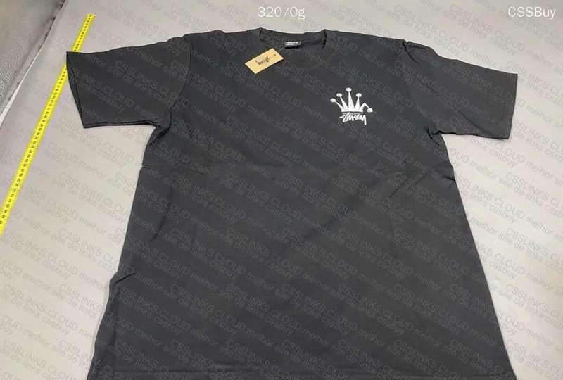 Stussy Black Crown T-Shirt 2