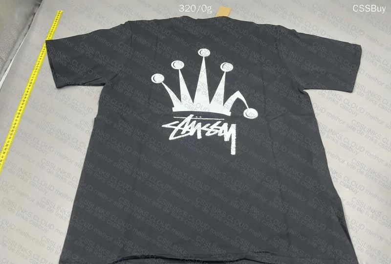 Stussy Black Crown T-Shirt 3