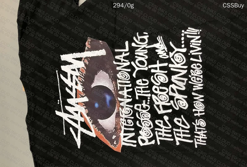 Stussy Black Eyes T-Shirt 2