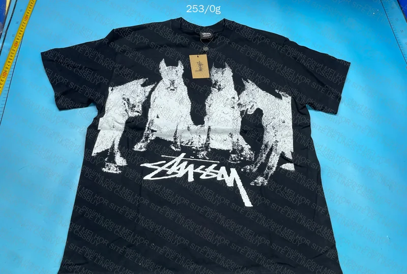 Stussy Black Doberman T-Shirt 2