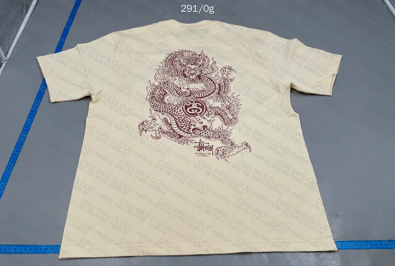 Stussy Dragon L T-Shirt (with Measurements) 6