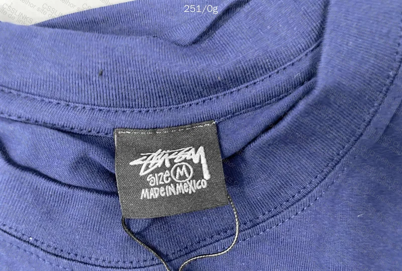 Stussy Firedice T-Shirt with Measurements GL