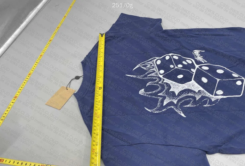 Stussy Firedice T-Shirt with Measurements GL 10