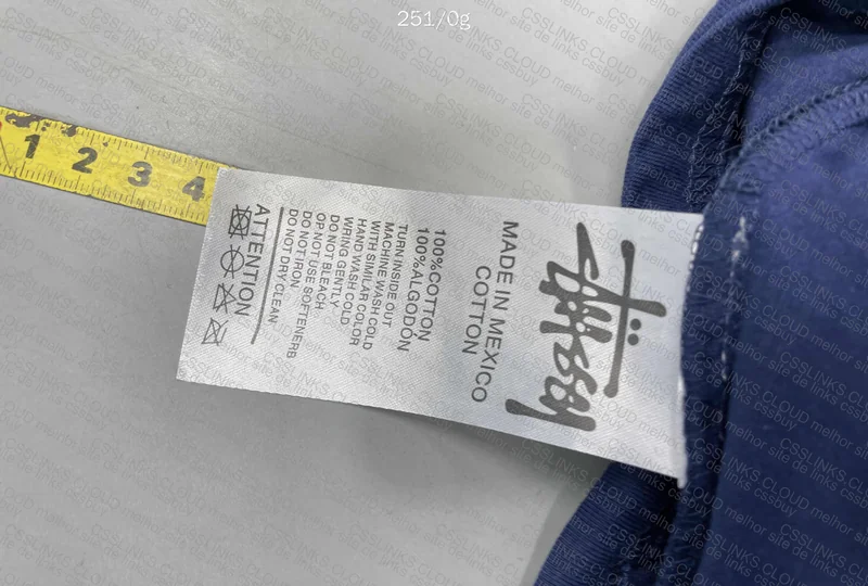 Stussy Firedice T-Shirt with Measurements GL 4