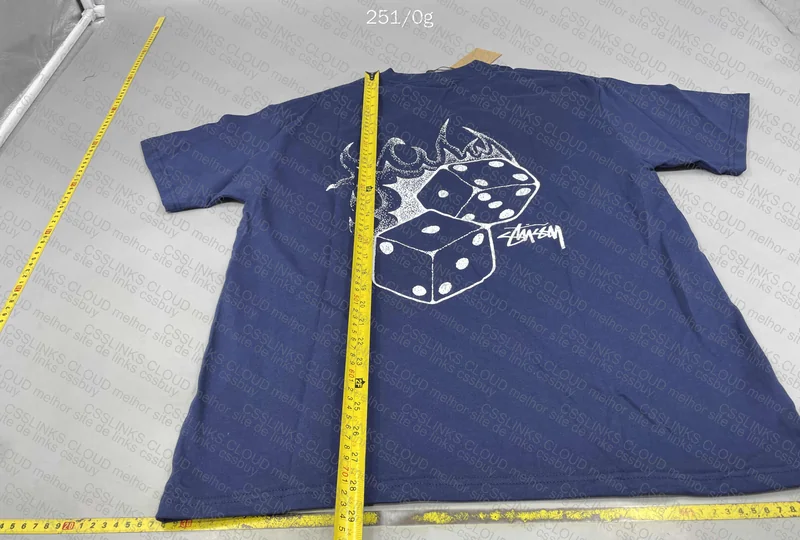 Stussy Firedice T-Shirt with Measurements GL 6