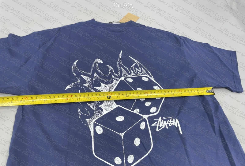 Stussy Firedice T-Shirt with Measurements GL 8