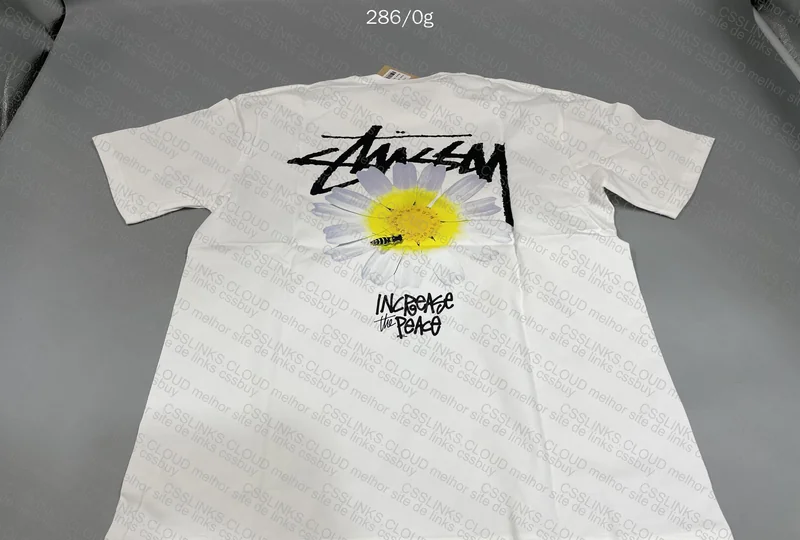 Stussy Flower Tee White 3
